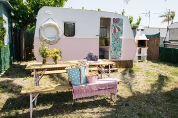 Caravan Vintage Miramar Campsite Mont Roig Del Camp